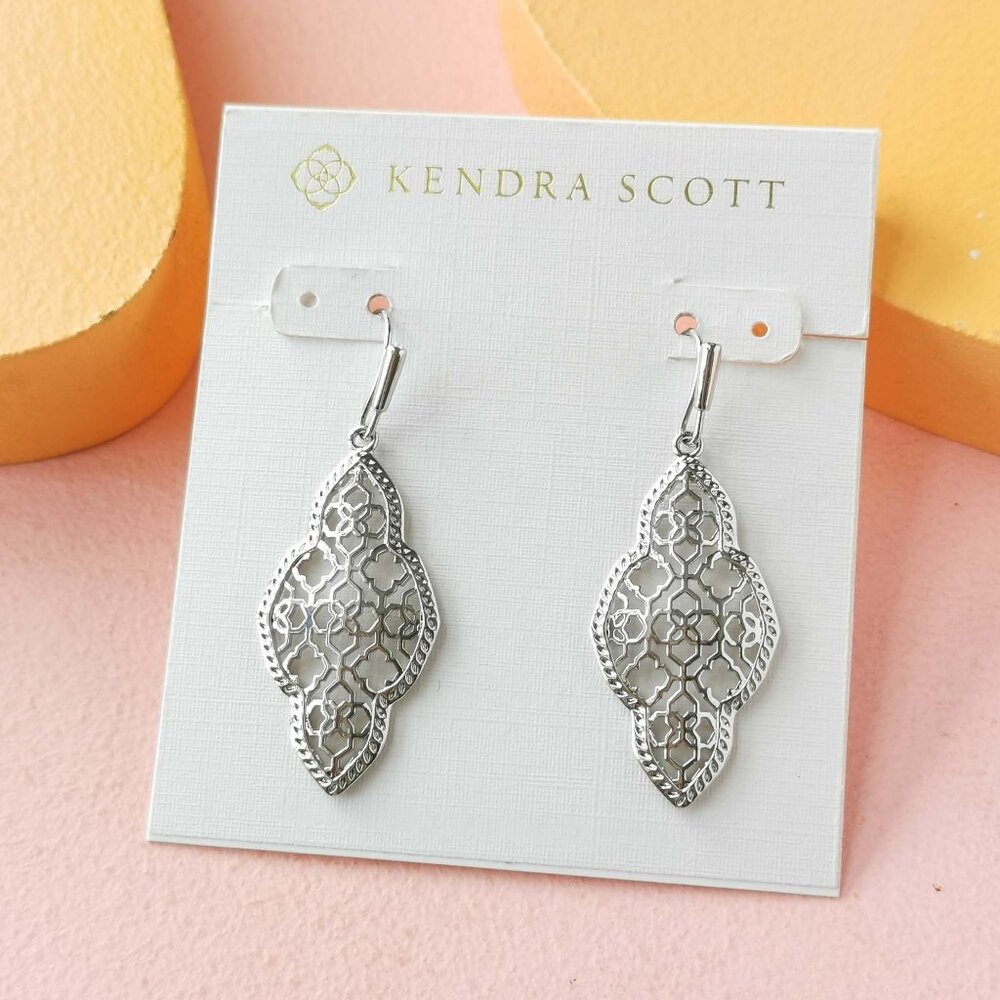 Kendra Scott - Abbie Silver Drop Earrings - NEW